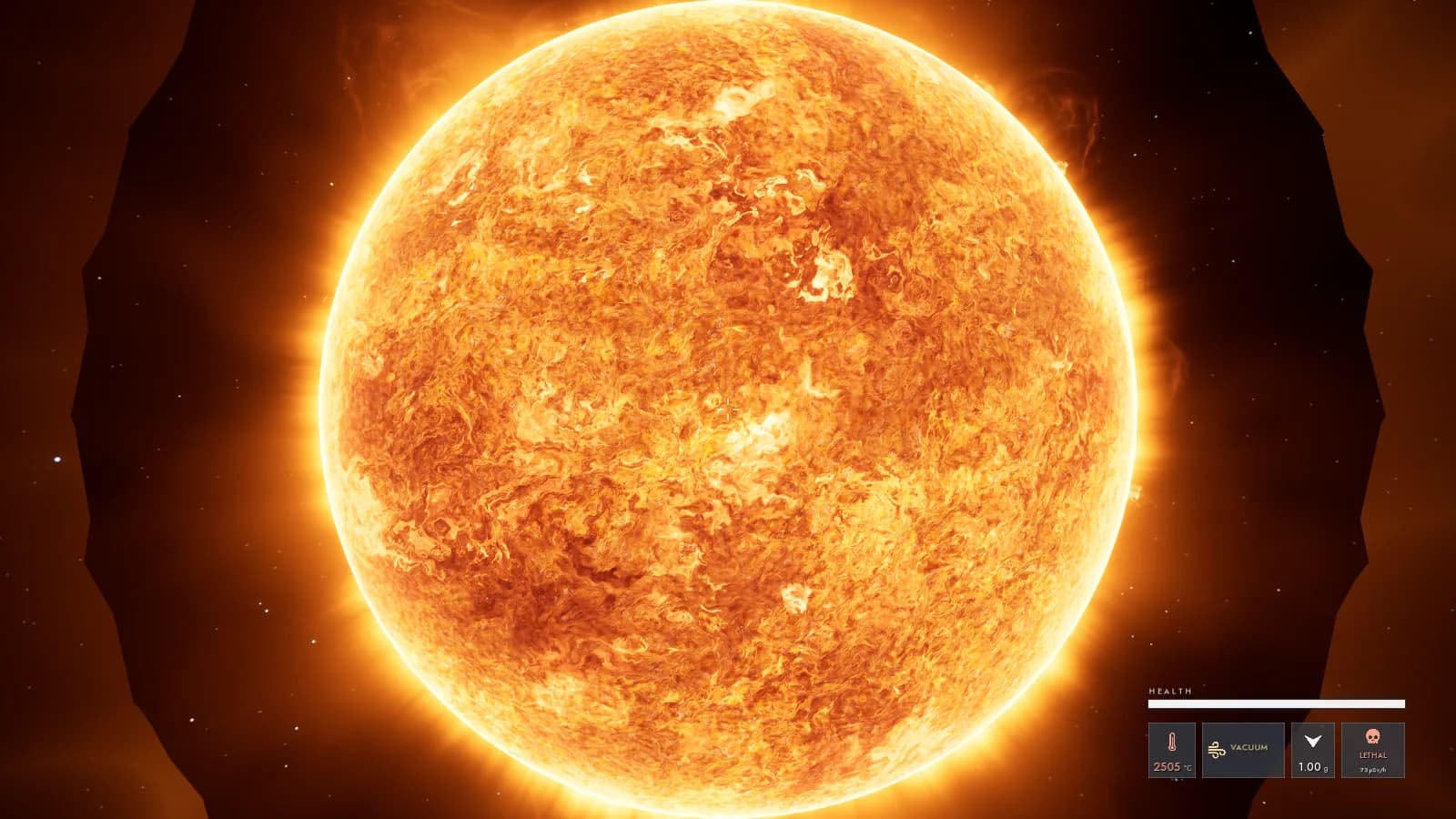 The surface of a yellow Sun-like star filling the frame, granular and bright